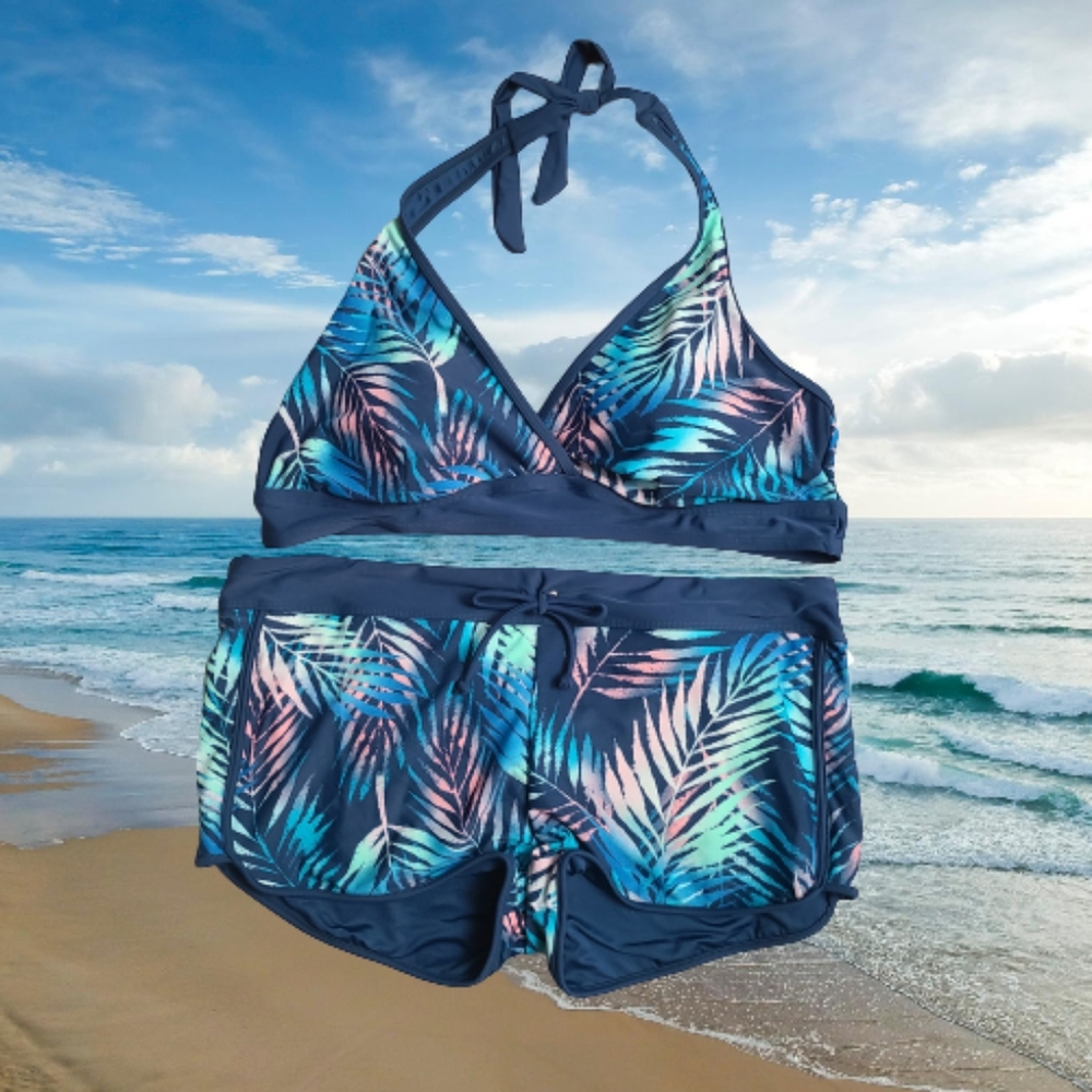 NWT Go Gossip Xtra Large Swim Short Set